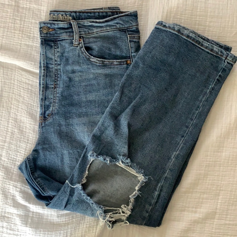 Wild fable high rise straight jeans